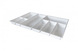 Cutlery tray SKY 500/80 (722 x 474 mm) white