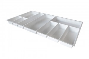 Cutlery tray SKY 500/90 (822 x 474 mm) white