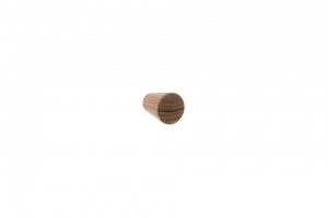 TULIP Knob Taper oak lacquered+screws