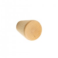 TULIP Knob Taper beech lacquered+screws