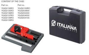 IF-Triade Mini, Triade and Triade Maxi complete set of drilling fixtures