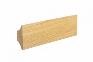 TULIP Handle Oblong oak raw+screws