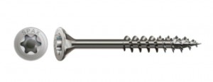 SPAX screw 6x90/61 countersunk head TXS,W,4C MH,stainl.steel A2,partial thread