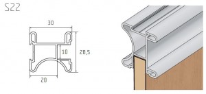 S-profile S22 2,7m silver