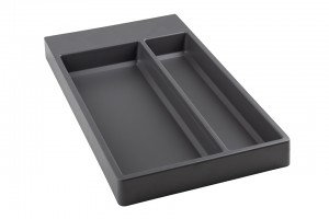 Cutlery tray Separado Flex 546x300x2,8 mm anthracite