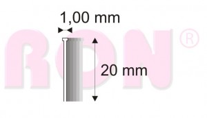 Nail Brad 12/20 (18G), 5000 pcs