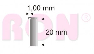 Hřebík Brad 12/20 (18G)  5000 ks