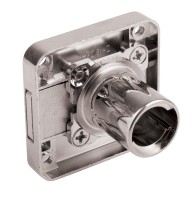 StrongLocks drawer lock for removable inserts, 18 mm, cylinder 32 mm, central