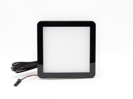 LED spotlight CIRAT 12V 3W black - warm white