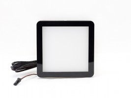 LED spot CIRAT 12V 3W black white warm