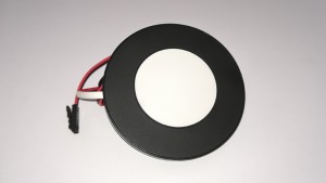 LED spot BAILEN 12V 3W black white warm
