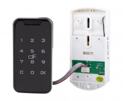 StrongLocks Electronic fingerprint lock with keypad and chip card, black