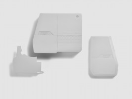 KES caps FREEflap white with Kesseböhmer eTouch logo