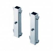 KES 4276 Dispensa frame extension 125mm gray, pair (two pieces)