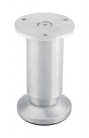 StrongLegs furniture leg FA005, 120Rmm, brushed aluminium