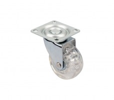 StrongCastors Castor TOP-E, diameter 50 mm, transparent clear, without brake