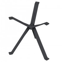 MILADESIGN Design central table leg three arms EX 72080-3 black