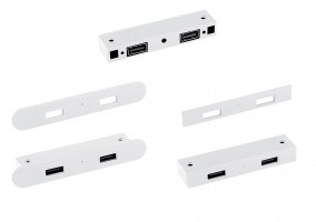 StrongPower USB charger, 2 x charging outputs, white