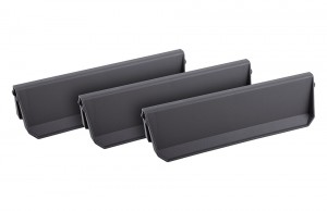 Set of 3 pcs of division for cutlery trays SKY anthracite