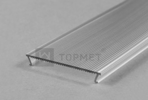 StrongLumio cover strip C10  clip-on transparent 2000mm