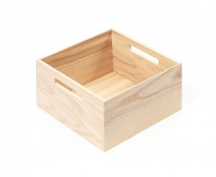 KES 009172 LiniQ square box with handles 236x236 light oak