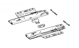 HETTICH 9257894 Quadro You mechanism P2Os 270-350mm/10kg