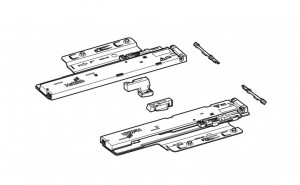 HETTICH 9257895 Quadro You mechanism P2Os 270-600mm/8-20kg