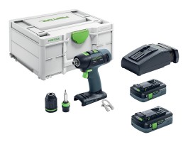 FESTOOL 576446 Akumulátorový vrtací šroubovák T 18+3 HPC 4,0 I-Plus