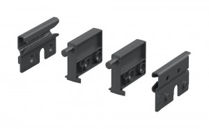 HETTICH 9257727 Catch for pull-out shelf, anthracite