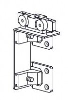 TERNO double top guide for folding door 882