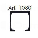 TERNO top rail for interior folding fittings 1080/G 4m raw