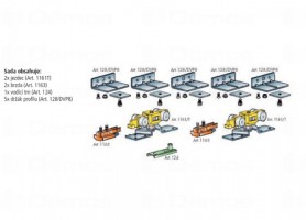 TERNO sliding interior fitting set fitting do 160kg