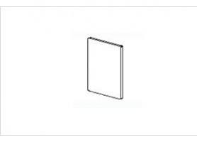 TERNO guide rail side cover art. 314/A (pair) silver