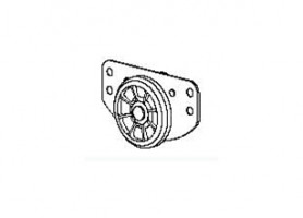 TERNO trolley rubber with brake art. 318 gray
