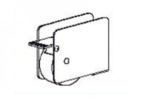 TERNO trolley with brake for laminate 25mm art. 305 gray right