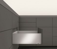 K-BLUM Legrabox C 500mm/40 kg, white, screw +  Ago-Fibre 90 (822x474) white