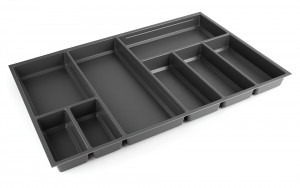 Cutlery tray SKY 500/80 (722 x 474 mm) anthracite