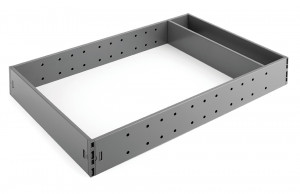 K-StrongMax cutlery tray basic set 276mm for 450mm depth grey