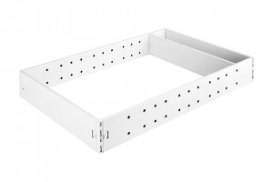 K-StrongMax cutlery tray basic set 276mm for 450mm depth white