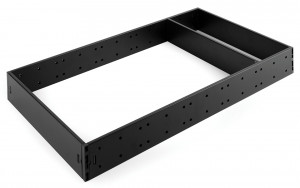 K-StrongMax cutlery tray basic set 276mm for 500mm depth black