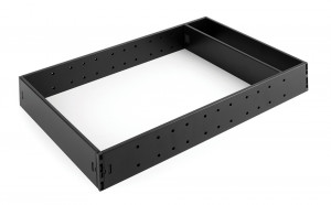 K-StrongMax cutlery tray basic set 276mm for 450mm depth black