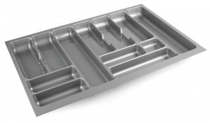 StrongIn Cutlery tray 80/490 (735 x 490 mm) silver metallic