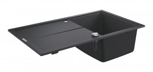 GROHE 31640AP0 Sink K400 50-S 860 x 500mm granite black