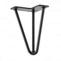 STRONG Furniture leg wired NNK 004 175mm, black matt
