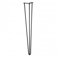 STRONG table leg wire 710 mm, black matt