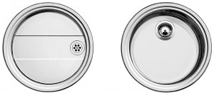 BLANCO 513310 Sink RONDOSET 3 1/2" brushed stainless steel without eccentric