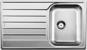 BLANCO 514786 Sink LIVIT 45 S Salto brushed stainless steel without eccentric