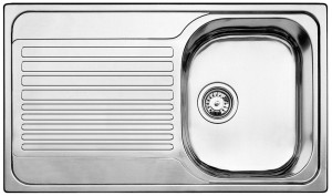 BLANCO 511942 Sink Tipo 45 S stainless steel natural gloss without eccentric