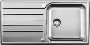BLANCO 518519 Sink LIVIT XL 6 S brushed stainless steel with eccentric, 2 holes