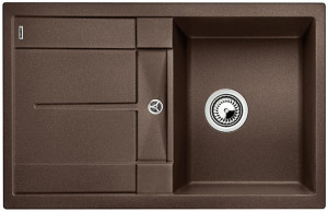 BLANCO 515039 Metra 45 S coffee sink without eccentric Silgranit PuraDur